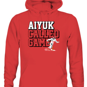 AIYUK CALLED GAME SHIRT BRANDON AIYUK San Francisco 49ers CAUH red front.jpg