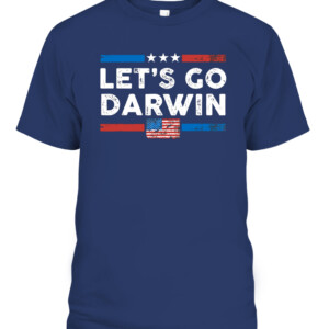 Lets Go Darwin US Flag Vintage Shirt CABT navy front.jpg