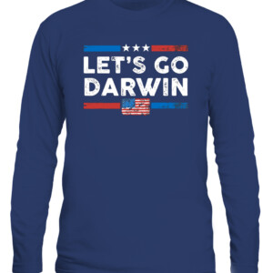 Lets Go Darwin US Flag Vintage Shirt CALS navy front.jpg