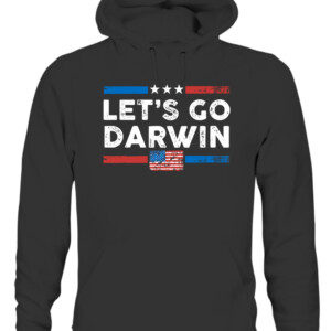 Lets Go Darwin US Flag Vintage Shirt CAUH black front.jpg