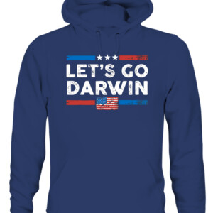 Lets Go Darwin US Flag Vintage Shirt CAUH navy front.jpg