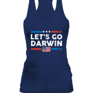 Lets Go Darwin US Flag Vintage Shirt CAWT navy front.jpg