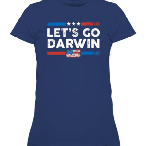 Lets Go Darwin US Flag Vintage Shirt CAWTS navy front.jpg
