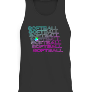 Funny Softball Player for Girls Youth and Teens T Shirt CATT black front.jpg