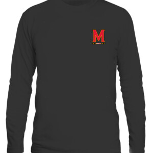 MD P BOWL CHAMPS SHIRT Maryland Terrapins 2021 Pinstripe Bowl Champions CALS black front.jpg