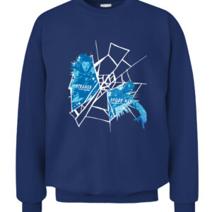 Doctor Strange and Spider Man Shirt Spider Man No Way Home CACS navy front.jpg