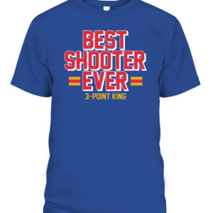 BEST SHOOTER EVER SHIRT Stephen Curry Golden State Warriors CAPT royal front.jpg