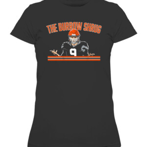 THE JOE BURROW SHRUG SHIRT Joe Burrow Cincinnati Bengals CAWTS black front.jpg
