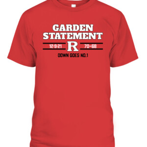 GARDEN STATEMENT SHIRT Rutgers Scarlet Knights