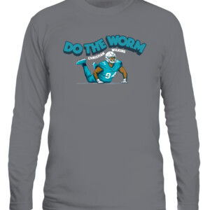 DO THE WORM SHIRT CHRISTIAN WILKINS Miami Dolphins CALS graphite heather front.jpg