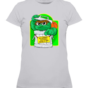 No Garbage Attitudes After A Win Oscar the Grouch shirt coach Eric Musselman Arkansas Razorbacks CAWTS heather grey front.jpg
