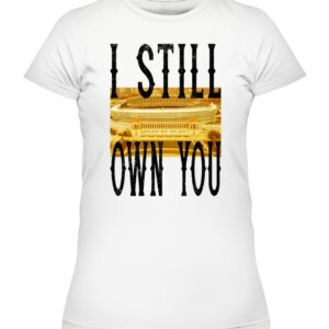 I STILL OWN YOU T SHIRT Allen Lazard Aaron Rodgers Green Bay Packers CAWTS white front.jpg