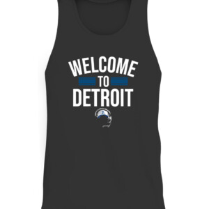 WELCOME TO DETROIT SHIRT Detroit Lions Dan Campbell CATT black front.jpg