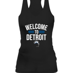 WELCOME TO DETROIT SHIRT Detroit Lions Dan Campbell CAWT black front.jpg