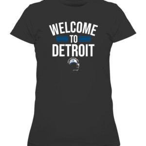 WELCOME TO DETROIT SHIRT Detroit Lions Dan Campbell CAWTS black front.jpg
