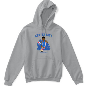 CENTER CITY PHILADELPHIA SHIRT Joel Embiid Philadelphia 76ers APKH sport grey front.jpg