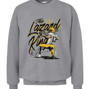 The Lazard King Shirt Allen Lazard Green Bay Packers CACS sport grey front.jpg