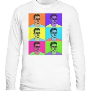 Joey Warhol SHIRT Joe Burrow’s Press Conference Glasses Joe Burrow Cincinnati Bengals CALS white front.jpg