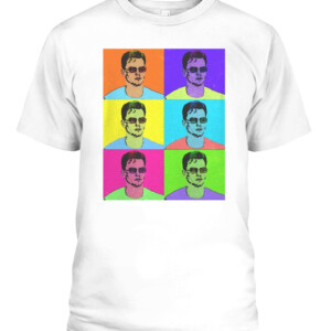 Joey Warhol SHIRT Joe Burrow’s Press Conference Glasses Joe Burrow Cincinnati Bengals CAPT white front.jpg