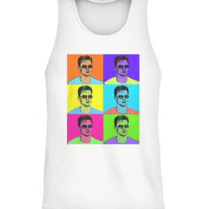 Joey Warhol SHIRT Joe Burrow’s Press Conference Glasses Joe Burrow Cincinnati Bengals CATT white front.jpg