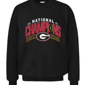 Georgia Bulldogs College Football Playoff 2021 National Champions Shirt CACS black front.jpg