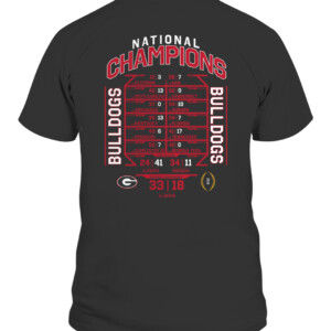 Georgia Bulldogs College Football Playoff 2021 National Champions Shirt CAPT black back.jpg