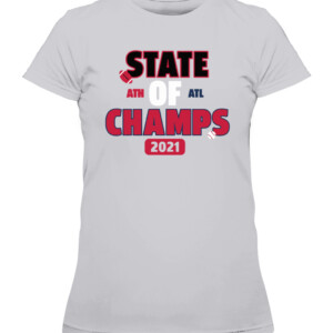 STATE OF CHAMPS SHIRT Georgia Bulldogs Atlanta Braves CAPT sport grey front.jpg