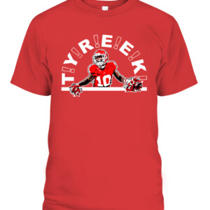 TYREEK HILL CHEER SHIRT TYREEK HILL Kansas City Chiefs CABT red front.jpg