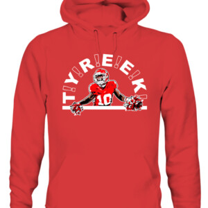 TYREEK HILL CHEER SHIRT TYREEK HILL Kansas City Chiefs CAUH red front.jpg