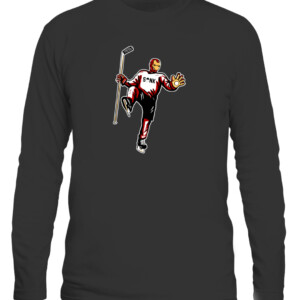 SONK IM SHIRT Keith Yandle Sonk Philadelphia Flyers Iron Man CALS black front.jpg