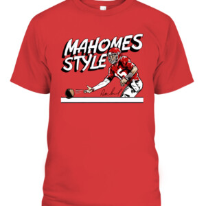 MAHOMES STYLE SHIRT PATRICK MAHOMES Kansas City Chiefs CAPT red front.jpg