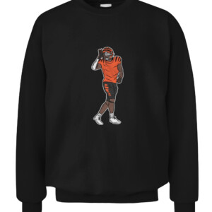 JC GRIDDY T SHIRT Ja'Marr Chase Cincinnati Bengals CACS black front.jpg