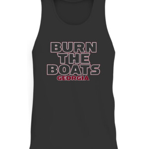GEORGIA BURN THE BOATS SHIRT GEORGIA BULLDOGS CATT black front.jpg