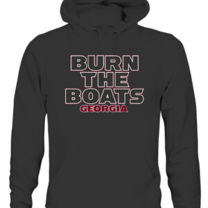 GEORGIA BURN THE BOATS SHIRT GEORGIA BULLDOGS CAUH black front.jpg