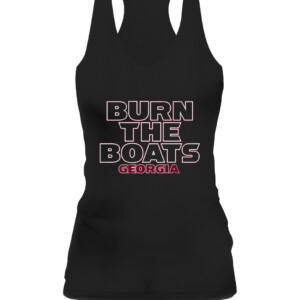 GEORGIA BURN THE BOATS SHIRT GEORGIA BULLDOGS CAWT black front.jpg