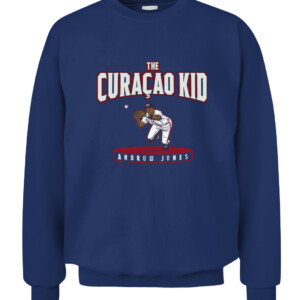 THE CURAÇAO KID SHIRT ANDRUW JONES Atlanta Braves CACS navy front.jpg