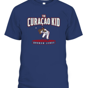 THE CURAÇAO KID SHIRT ANDRUW JONES Atlanta Braves CAPT navy front.jpg