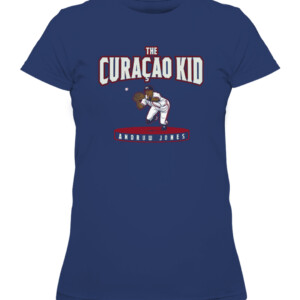 THE CURAÇAO KID SHIRT ANDRUW JONES Atlanta Braves CAWTS navy front.jpg