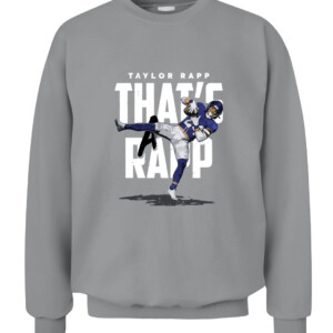Thats A Wrap Shirt Taylor Rapp Los Angeles Rams CACS sport grey front 1.jpg