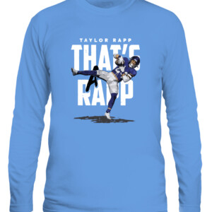 Thats A Wrap Shirt Taylor Rapp Los Angeles Rams CALS carolina blue front 1.jpg