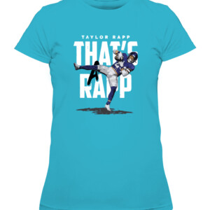 Thats A Wrap Shirt Taylor Rapp Los Angeles Rams CAWTS turquoise front 1.jpg