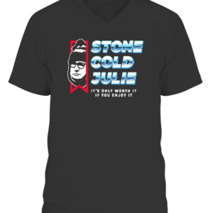 Stone Cold Julie Shirt Chris Jones Julie Collins Kansas City Chiefs CAVN black front.jpg