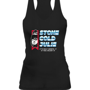 Stone Cold Julie Shirt Chris Jones Julie Collins Kansas City Chiefs CAWT black front.jpg