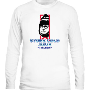 Stone Cold Julie T Shirt Chris Jones Julie Collins Kansas City Chiefs CALS white front.jpg