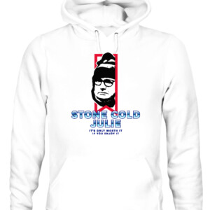Stone Cold Julie T Shirt Chris Jones Julie Collins Kansas City Chiefs CAUH white front.jpg