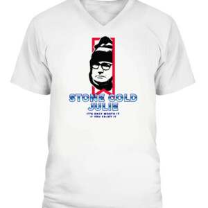 Stone Cold Julie T Shirt Chris Jones Julie Collins Kansas City Chiefs CAVN white front.jpg