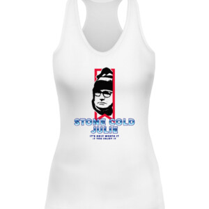 Stone Cold Julie T Shirt Chris Jones Julie Collins Kansas City Chiefs CAWT white front.jpg