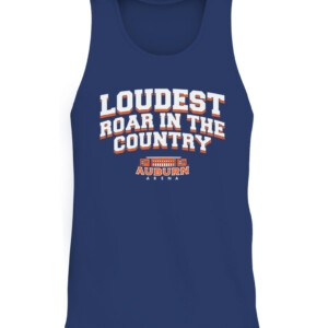 LOUDEST ROAR IN THE COUNTRY SHIRT Auburn Tigers CATT navy front.jpg
