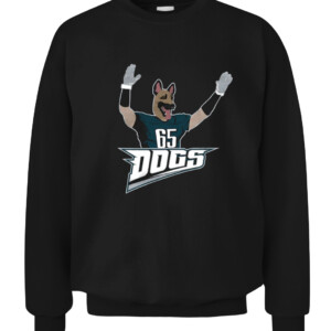 DOGS LJ SHIRT Lane Johnson Philadelphia Eagles CACS black front.jpg