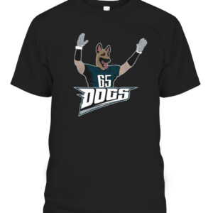 DOGS LJ SHIRT Lane Johnson Philadelphia Eagles CAPT black front.jpg
